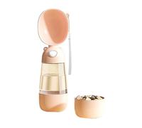 Zambuph Dispensador de Botellas de Agua portátil para Perros con comedero Grande para Beber fácilmente, Botella Agua para Perros, Botella portátil para Mascotas, Leonado, 28.5 x 7.5 cm