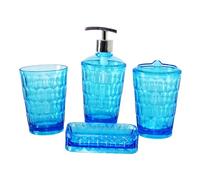 Zambuph Dispensador de jabón contemporáneo, Juego de Accesorios baño, tocador, está diseñado con características únicas Que mejoran el Ritual Aseo Diario, Soporte para Cepillo Dientes