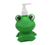 Zambuph Dispensador de jabón divertido, botella de gel de,Rana | y duradera, ideal para el hogar y la oficina, también decoración. Botella rellenable para gel de ducha infantil, ideal para