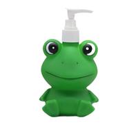 Zambuph Dispensador de jabón en botella de gel de ducha,Rana | animados. Aspecto adorable. Práctico y confiable para el día a día. A los niños les encantarán los elementos prácticos