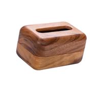 Zambuph Dispensador de servilletas y porta pañuelos de Para madera rectangular, decorativo, elegante y moderno para encimeras y el hogar.