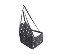 Zambuph El Asiento de Emergencia Evita Que la Mascota salte del automóvil con Estas Hebillas seguras Alfombrillas para el automóvil Cama para Perros, Huella Negra