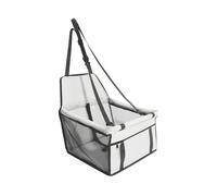 Zambuph El Asiento de Emergencia Evita Que la Mascota salte del automóvil con Estas Hebillas seguras Alfombrillas para el automóvil Cama para Perros, Gris Claro