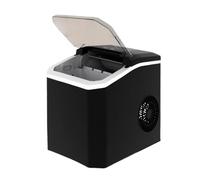 Zambuph Encimera silenciosa para fabricar hielo para fiestas en casa, 26 libras/día, se puede utilizar en cualquier ocasión, Negro