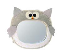 Zambuph Espejo retrovisor para coche para bebé, accesorio para coche para niño pequeño con forma de animal de dibujos animados, juguete educativo divertido para vigilar a los niños, espejo retrovisor