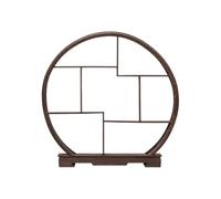 Zambuph Estante de exhibición de Figuras, Estante Antiguo para Madera estética Que resalta Objetos colección en entornos acogedores. El Soporte exhibición está Hecho para Madera Primera Calidad,