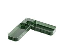 Zambuph Estante esquinero para Ducha de baño, Grueso y Ancho, Resistente al Agua, Ahorra Espacio en el baño, instalación sin Clavos, Adhesivo arrancable, Verde