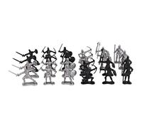 Zambuph Figuras de Caballeros de Juguete para Hombres, pequeños Soldados, Modelos Muy duraderos, Esenciales para entretener a los niños Durante el Juego.