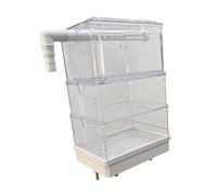 Zambuph Filtro Colgante para pecera Que Proporciona una filtración Continua y confiable, a la Vez Que Garantiza un fácil Acceso al Agua. Caja de Filtro