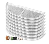 Zambuph Filtro dispensador de Agua Clean Water Constant Companion para Gatos, Filtro de Tela para dispensador Agua para Mascotas, Resorte para Gatos, 8 Piezas