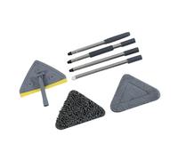 Zambuph Fregona telescópica Universal para limpieza de ventanas, poste de extensión, rotación 360 grados, limpiador vidrio, triángulos, limpiaparabrisas para paredes