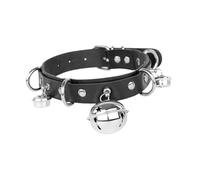 Zambuph Gargantilla de fiesta versátil, collar, joyería gótica, ajuste cómodo, eventos de baile y juegos de rol. Ya sea que te estés vistiendo para bailar, gargantilla, Negro, Ancho 2.5cm