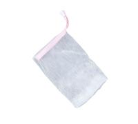 Zambuph Gel de ducha, bolsas de jabón, limpiador Facial, herramienta limpieza baño, red burbujas, cordón espuma hecho a mano para baño, Rosa