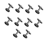 Zambuph Gemelos de última moda, piezas en Para blanco, manualidades personalizadas para bodas y reuniones de negocios. Estos engastes son ideales para proyectos bricolaje. ¡Hacer un par gemelos