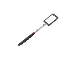 Zambuph Herramienta de recogida, espejo de inspección telescópico, endoscopio pulido acero inoxidable, equipo mano obra ajustable fuerte