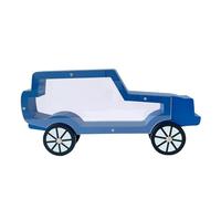 Zambuph Huchas de Para madera con forma de cerdito para ahorrar, ideal para fomentar la Para cultura del ahorro, regalos creativos para niños, decoración dormitorio y sala estar, Azul, 30x15x3cm