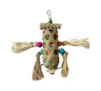 Zambuph Jaula de Juguete para agapornis, periquitos, Juguetes masticables, Divertidos Accesorios para jaulas, Experiencia de Juego para pájaros. El Juguete masticable para Loros está Hecho Materiales