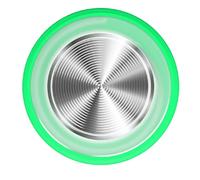 Zambuph Joystick de juego para teléfono móvil, pantalla práctica con ventosa, botón de mando basculante, controlador asistencia, suministros juego Joypad, Verde