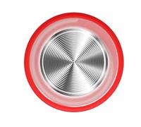 Zambuph Joystick de juego para teléfono móvil, pantalla práctica con ventosa, botón de mando basculante, controlador asistencia, suministros juego Joypad, Rojo