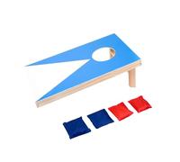 Zambuph Juego clásico de lanzamiento de sacos arena, sacos, portátil, divertido, para conectar con familiares y amigos al aire libre, juguete interactivo para padres e hijos, juego educativo temprano