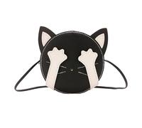 Zambuph Kit para hacer un bolso de hombro de cuero: actividades familiares para adultos y niños, aprendizaje creativo y San Valentín. Materiales para manualidades en cuero, Negro, 185 x 185 x 65 mm