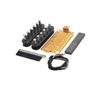 Zambuph Kits de pastillas para guitarra eléctrica con doble bobina para mejorar el sonido vintage y facilitar su instalación. Pastilla para puente de guitarra eléctrica. Piezas mástil, Puente, 52mm