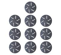 Zambuph Limas eléctricas para pies, cabezal de repuesto para discos de lija, 10 almohadillas duraderas para pies suaves. Ideal para viajes. Ideal para el cuidado los Los discos lija se instalan y