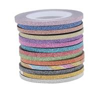 Zambuph Línea de cinta para rayas de uñas, 14 piezas, para decoración uñas creativa, amplia aplicación para diseños únicos, cinta para rayas artísticas papel