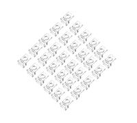 Zambuph Los versátiles Soportes para Tapas de acuarios Incluyen 30 Piezas Que ofrecen soluciones prácticas para diversas Necesidades de Tanques, elevación Tapas y, Claro, para 5 mm