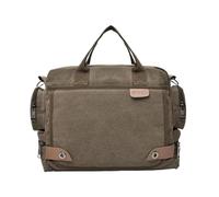 Zambuph Maletín de lona ajustable con múltiples bolsillos para una máxima organización, bandolera, bolso de hombro, bolsos negocios, café