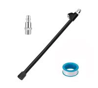 Zambuph Mandril neumático de doble cabezal de resistencia de 17 cm y 35 cm, mandriles neumáticos de alcance extendido para neumáticos, equipo esencial para inflar de , 35CM
