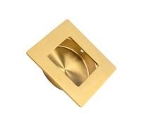 Zambuph Manija de puerta corredera oculta para armario, aleación de Zinc para resistencia al desgaste y no se oxida fácilmente, hebilla cajón incrustada, 70X70X54MM