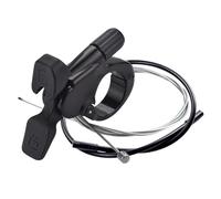 Zambuph Manillar de aleación de Aluminio, Horquilla suspensión para Bicicleta, Palanca Bloqueo Remoto, fácil Transportar, diámetro del Manillar 22,2 mm, Controlador Cable para Bicicleta