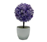 Zambuph Maravilloso Regalo Plantas Artificiales en Interiores en macetas para Seres Queridos Mantenimiento de bajo Costo Plantas Artificiales Bonsai Elegante, púrpura