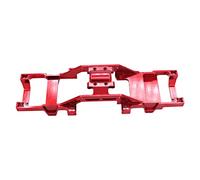 Zambuph Marco de coche para FCX18 FCX24, aleación de aluminio, precisión sobre orugas, 1 Uds., accesorios coche RC, piezas repuesto, pieza actualización RC, Rojo