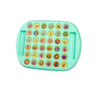 Zambuph Memoria de Juego multijugador de Patrones Frutas Animales, Juego Entre Padres e Hijos y Tablero Rompecabezas para Personas Entre, Verde+Fruta