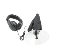 Zambuph Micrófono direccional Ligero y portátil para monitoreo de Audio Remoto, micrófono Monocular parabólico ABS