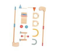 Zambuph Minigolf portátil para niños, Juego de Golf para Interiores y Exteriores, Ideal para Jugar en Familia Durante el Fin de Semana, en Cualquier Momento, Juego Golf para Madera para niños,
