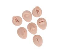 Zambuph Modelo de partes del cuerpo del ojo de silicona, entrenamiento artista reutilizable, habilidades esenciales maquillaje, adecuado para principiantes, práctica perforación corporal, modelo