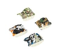 Zambuph Modelo de Tanque de Juguete, Accesorio ensamblable para Bricolaje, excelente diversión para Mentes jóvenes Creativas y coleccionistas, Modelo Juguete, Kit Tanque 1/76, simulación Tipo Pantera