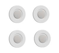 Zambuph Organizador de control remoto de pared de 4 piezas, práctico y organizado, ABS, para y Smart TV, 4 piezas