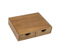 Zambuph Organizador de para Madera para cápsulas de café, Caja Almacenamiento Multifuncional, Elegante solución para Guardar té en la Cocina, Pero también para bolsitas té, Soporte y estación para