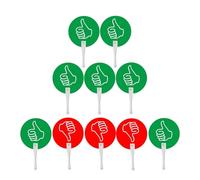 Zambuph Paletas de votación para el aula Las paletas de Sí No ofrecen respuestas rápidas y una idea la comprensión los estudiantes en las lecciones Verdadero Falso Evento en el aula