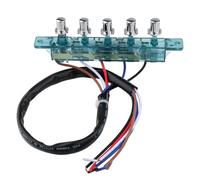 Zambuph Panel de control con interruptor de teclado para campana extractora duradero Accesorio de repuesto confiable para electrodomésticos de cocina El