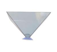 Zambuph Pantalla piramidal 3D holográfica para teléfono Que CREA una Experiencia Visual inmersiva a la Vez Que es portátil y fácil de Usar Proyector holográfico 3D para teléfono de 7 cm