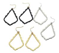Zambuph Paquete de 12 pendientes de acrílico con borlas geométricas, hechos a mano, estilo elegante y vintage, atractivo material primera calidad, gota para la oreja, gota aleación, tamaño libre