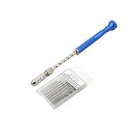 Zambuph Para Micro brocas helicoidales, tornillo de banco, Kit de herramientas Manual preciso, diseño antideslizante, resina para carpintería, llavero Para madera plástico artesanal, Tipo 2