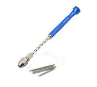 Zambuph Para Micro brocas helicoidales, tornillo de banco, Kit de herramientas Manual preciso, diseño antideslizante, resina para carpintería, llavero Para madera plástico artesanal, Tipo 3