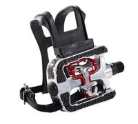 Zambuph Pedal de Bicicleta con Correas y Clips para los Dedos, Repuesto para Ejercicio en Interiores, Gimnasio en casa B