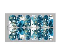 Zambuph Pegatina para manicura, parche de cubierta completa de pintura 12 colores, bonito deslizador, belleza, pegatinas para decoración uñas sin pegamento, fiesta para mujeres, Tipo4